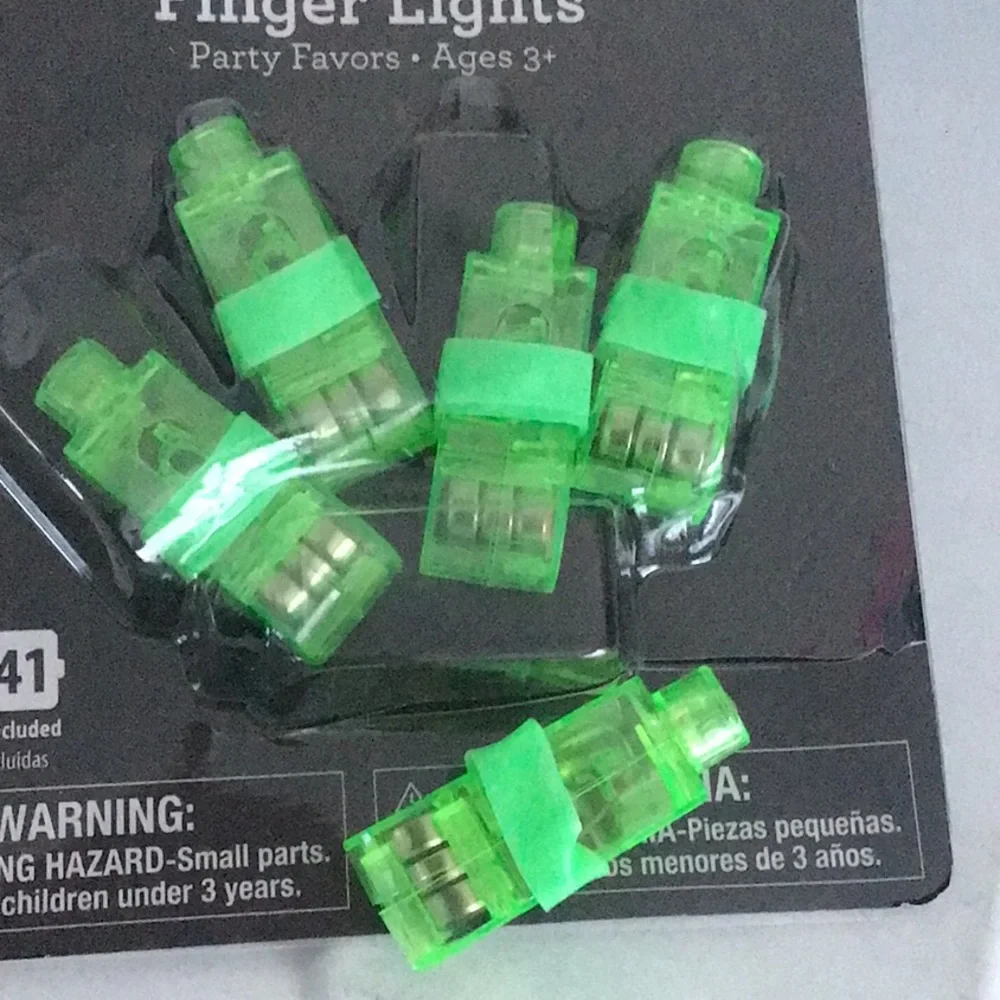 Glow in the Dark Party Set with Green Finger Lights
